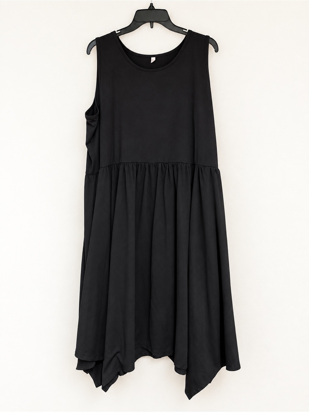 Sleeveless Black Shift Dress - Brand Unspecified